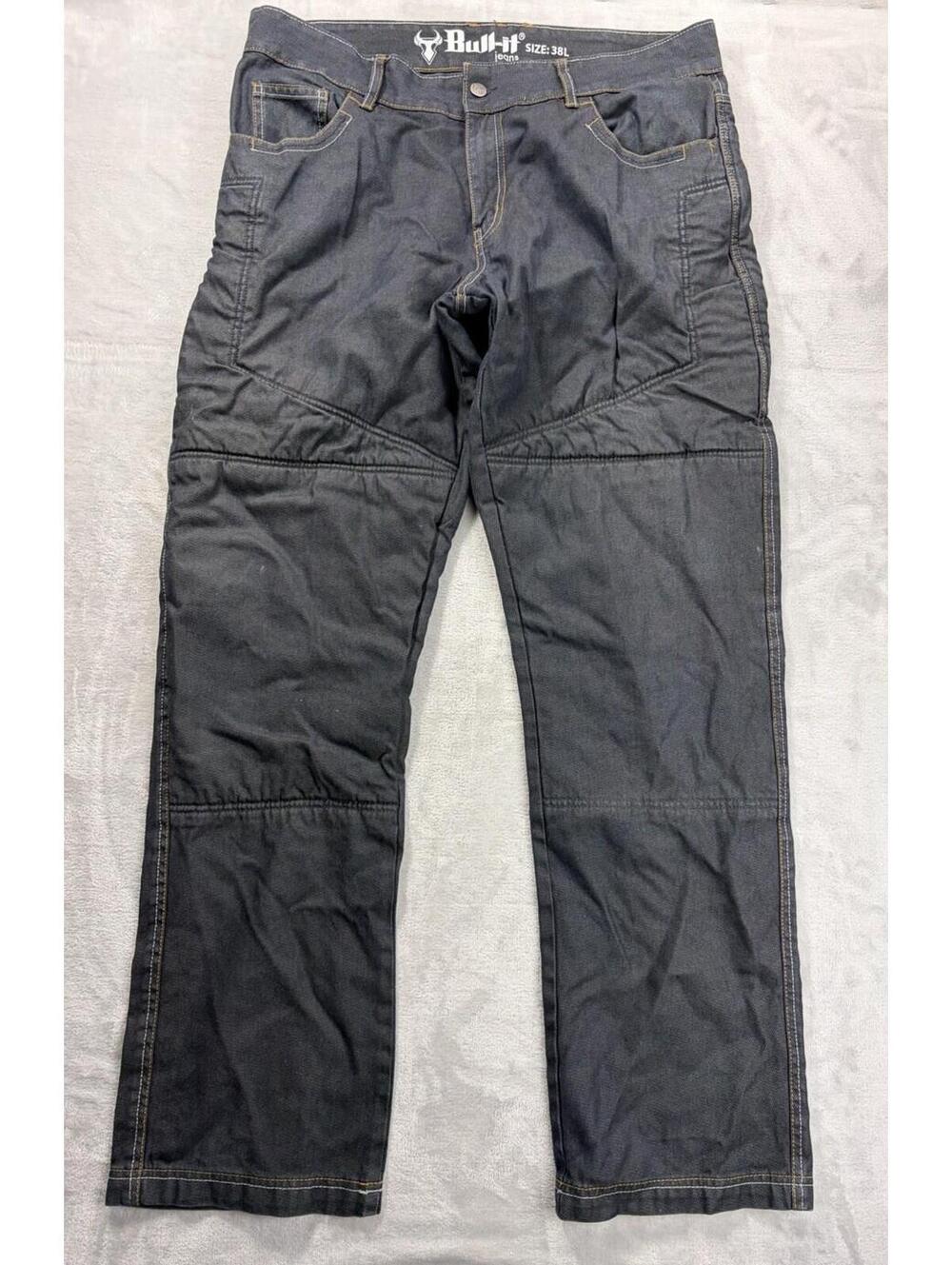 Bull-it Jeans Mens 38L (33" Ins) Protection Motorcycle Riding Pants Padded Covec